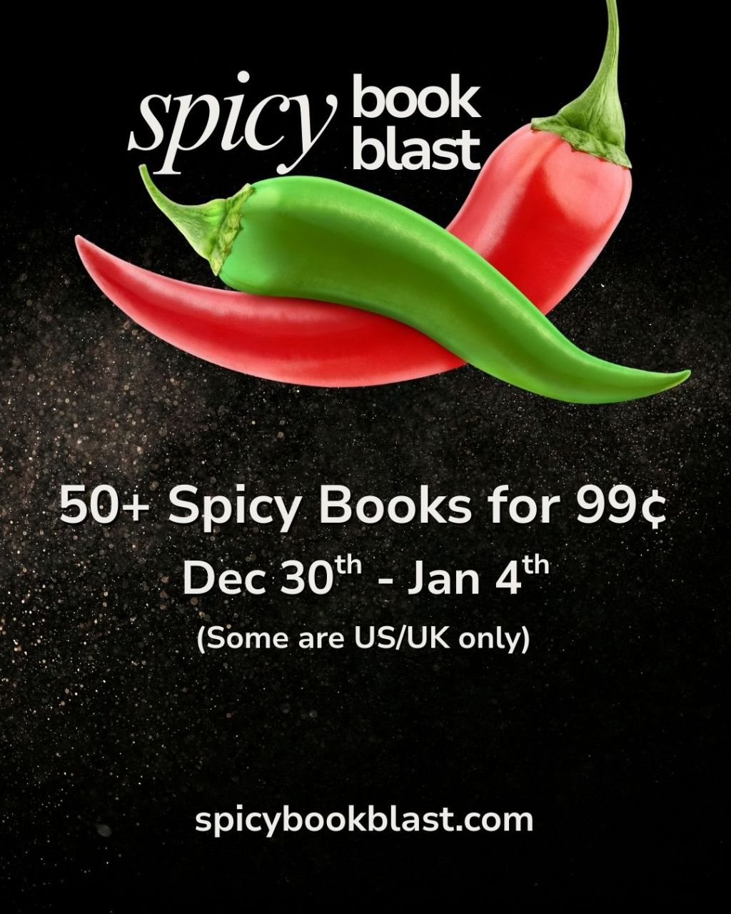 Say goodbye to 2025 and hello to 2026 with a SPICY BLAST of&nbsp;books!